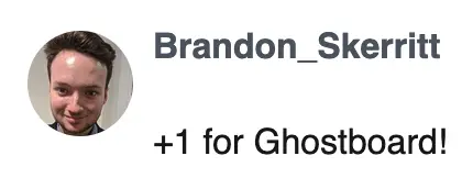 Testimonial Screenshot